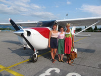 Schöner Firmungsflug m. Cessna C172 nach Flachau-17.06.2012
