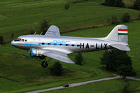 DC-3 Treffen Salzburg m. Air-to-Air Aufnahmen am 5.7.2014