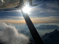 Schöner Dachsteinflug mit der Cessna C172-28.03.2012!